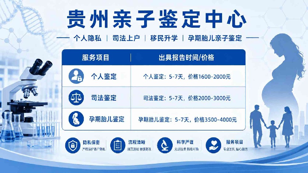 贵阳亲子鉴定