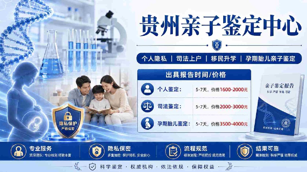 贵阳亲子鉴定多久出报告？从采样到拿证完整时效