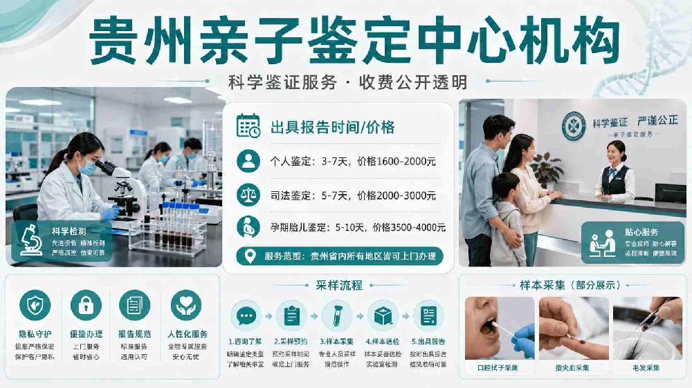 贵阳亲子鉴定鉴定中心（附全套中心信息）