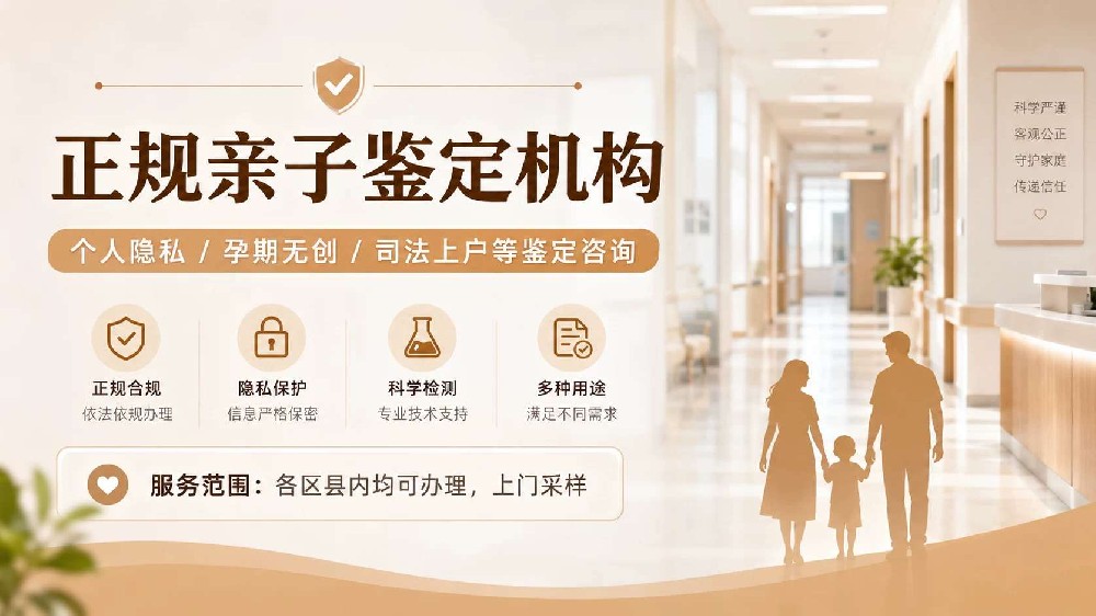 为什么贵阳医院不受理亲子鉴定？正确办理渠道